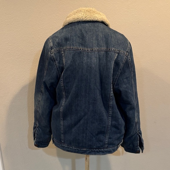 Zara Boys Denim Jacket with Sherpa Lining - Picture 2 of 3
